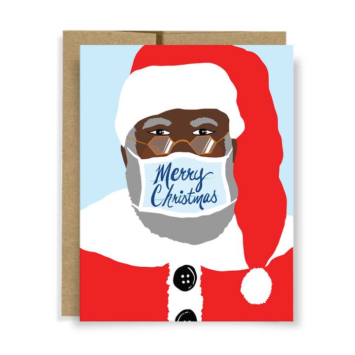 Black Santa for wholesale by Neighborly Paper