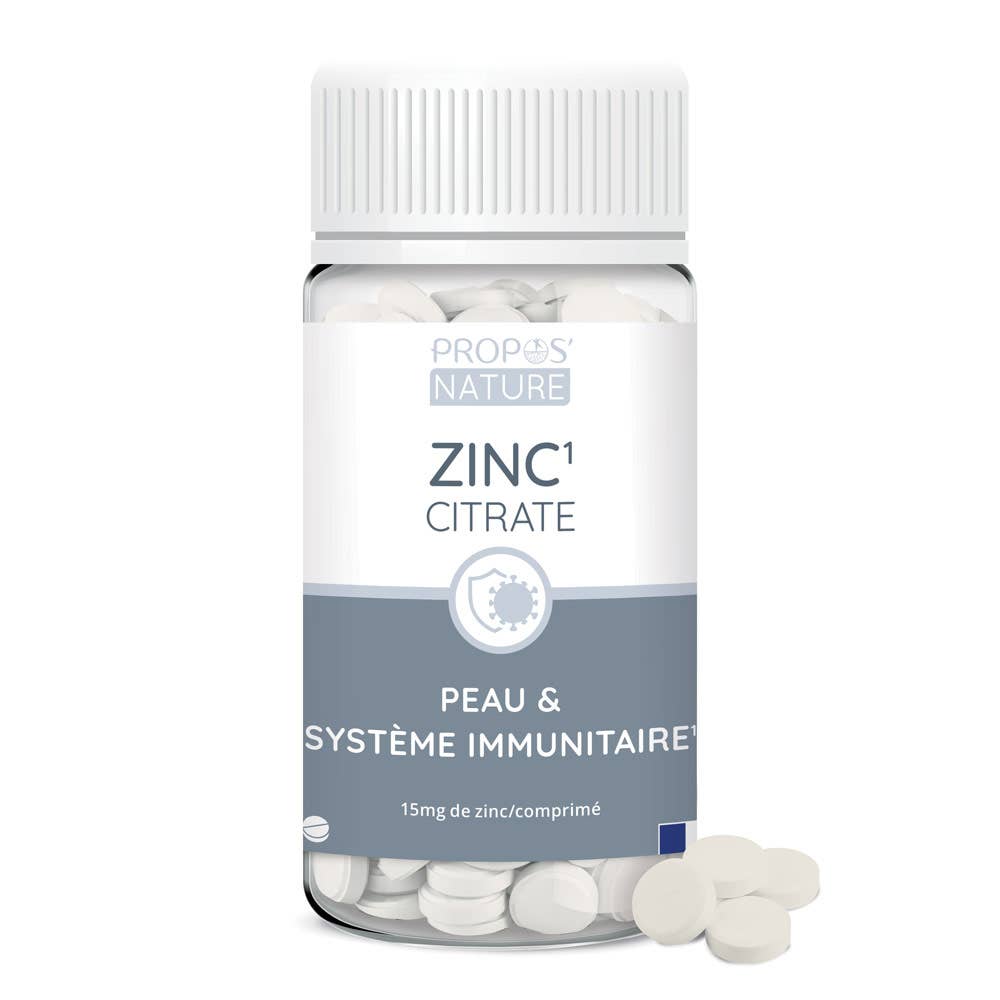 Propos'Nature - Wholesale Oral Supplement/Vitamin - Zinc Citrate, Skin, nails, hair - 90 tablets1