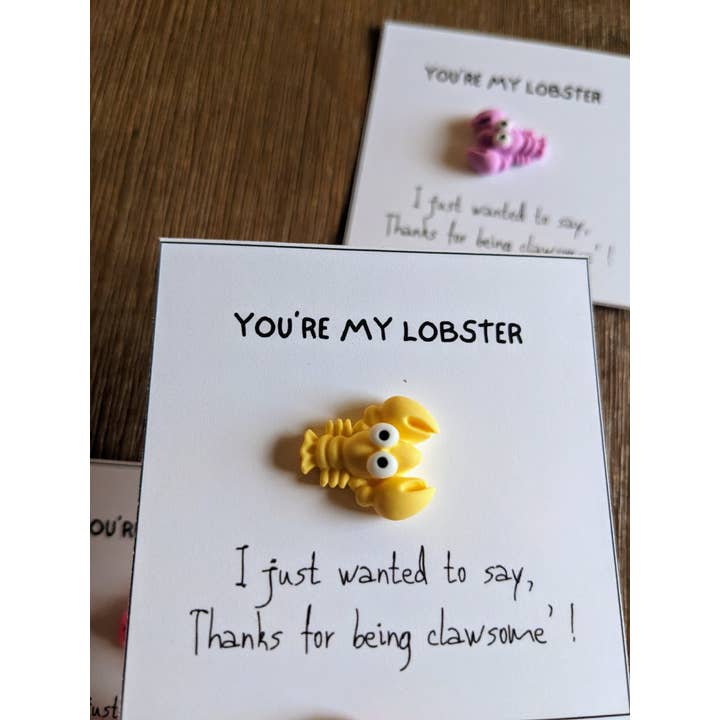 Uplifted Ink - Wholesale Love Card - Lobster Appreciation Love & Motivation Card3