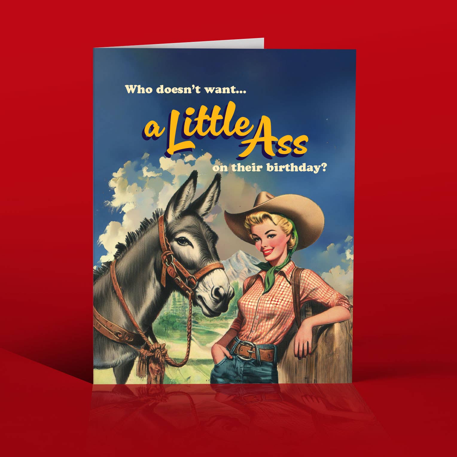 offensivedelightful - Wholesale Birthday Card - A LITTLE ASS funny birthday card