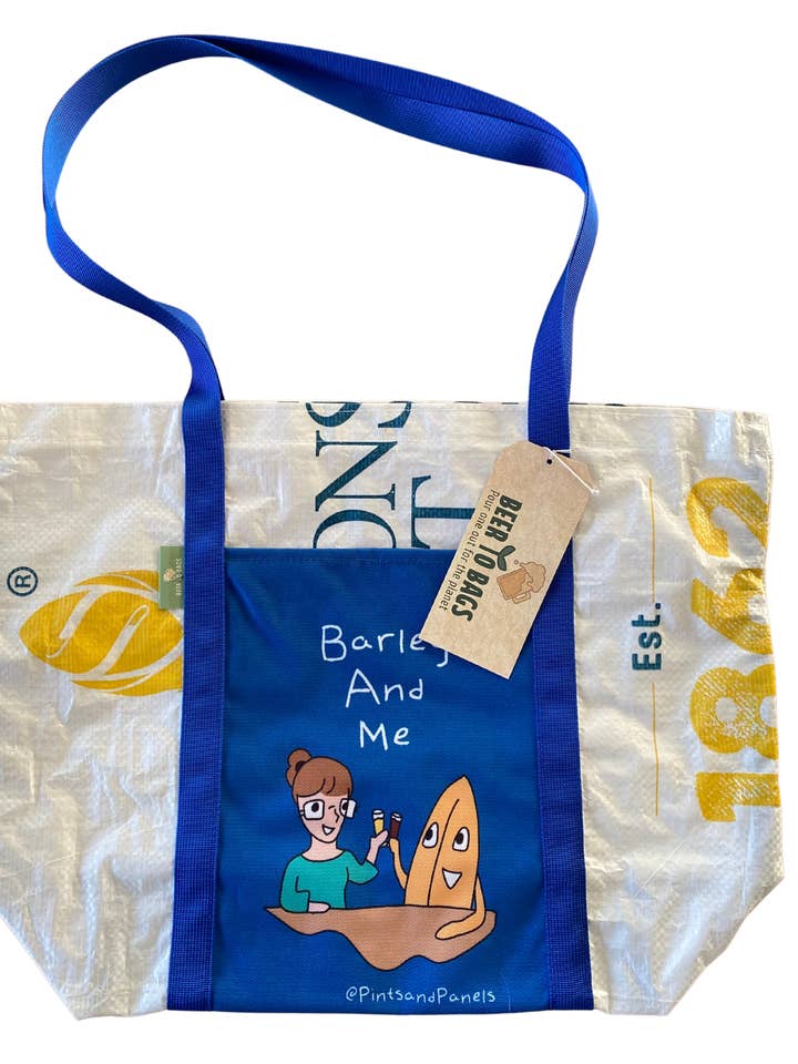 Barley And Me by @PintsandPanels Pocket Brew Bag for wholesale by Beer to Bags