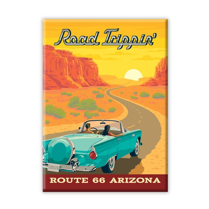 Tourist Courts - Wholesale Magnet - Route 66 Arizona Metal Magnet0
