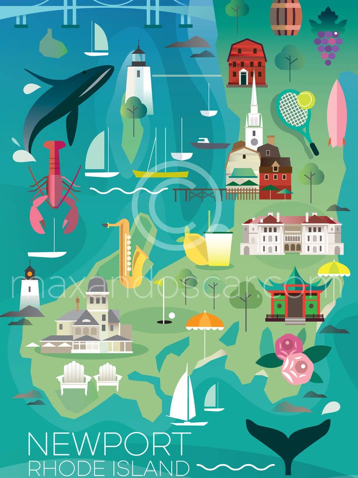 NEWPORT DRUCKEN für den Großhandel von Max & Oscar