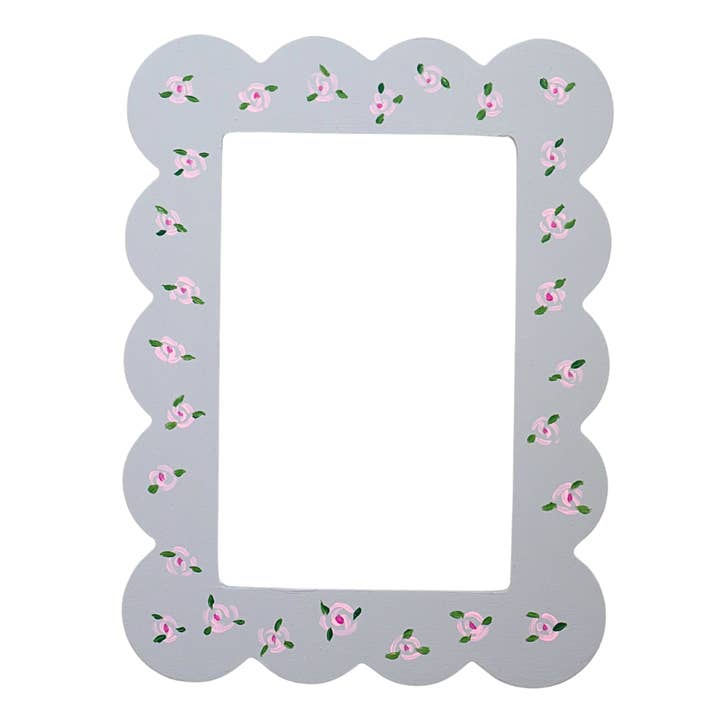 Pretty Homestyle - Vendita all'ingrosso Cornice portafoto - Cornice smerlata dipinta a mano
