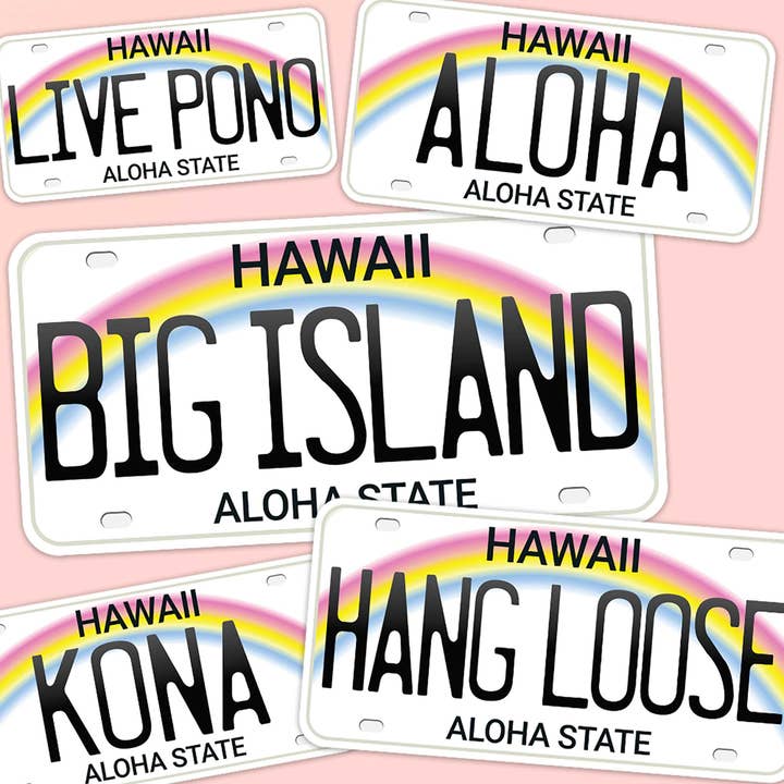 Sentinel Supply - Wholesale Sticker - Hawaii Stickers - Choose Your Hawaiian City or Phrase