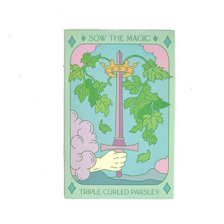 Sow the Magic - Wholesale Plant Seeds - Triple Curled Parsley Tarot Seed Packet3