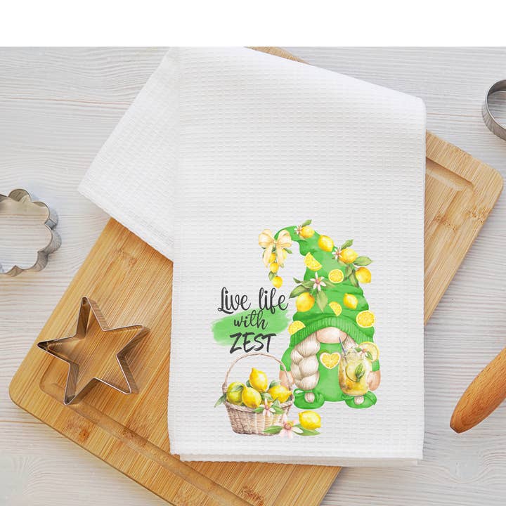 Citron Gnome Kökshandduk för wholesale av The Potted Oasis