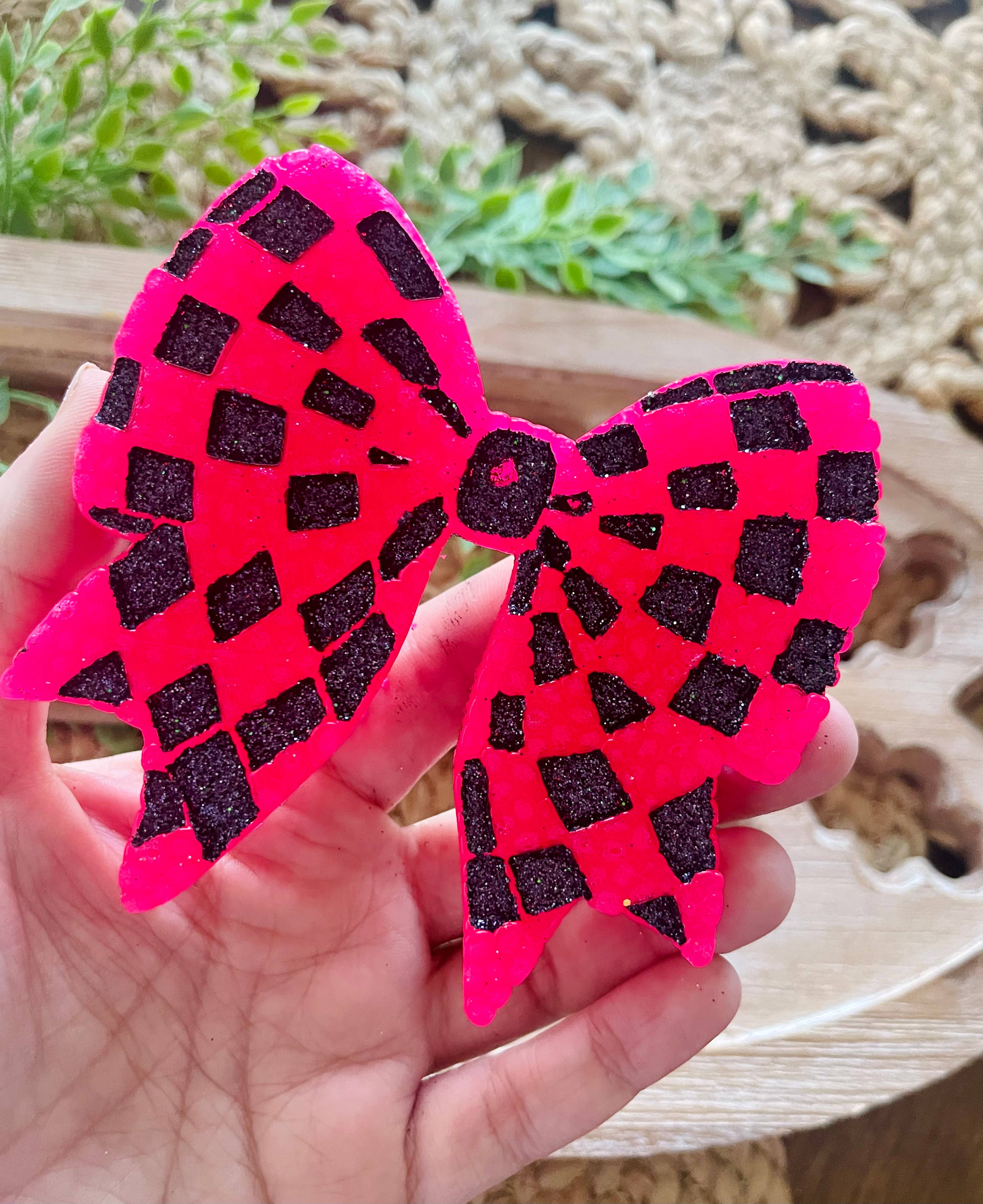 Stay Fresh’ies Air Fresheners - Wholesale Luchtverfrisser voor in de auto - Uniseks - Checkered Bow Car Freshie1