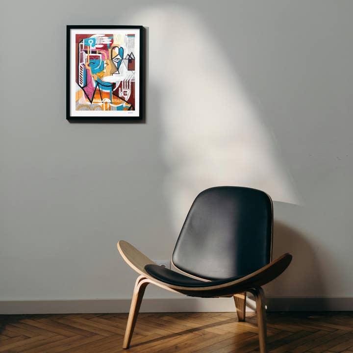 Keemo Gallery - Wholesale Art Print - Abstract Art Print Unique Wall Decor Signed Colorful Keemo 6