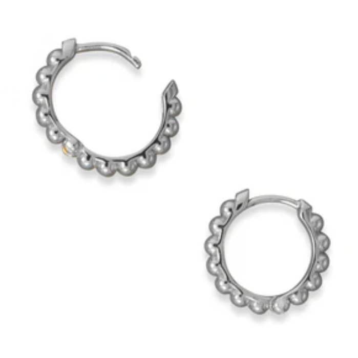 Brincos de argola frisada por atacado de Nautically Northern