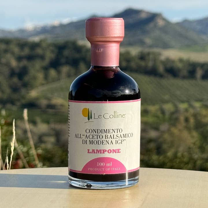 Le Colline UG - Wholesale Azijn - Dressing Balsamicoazijn uit Modena IGP met framboos 100 ml0