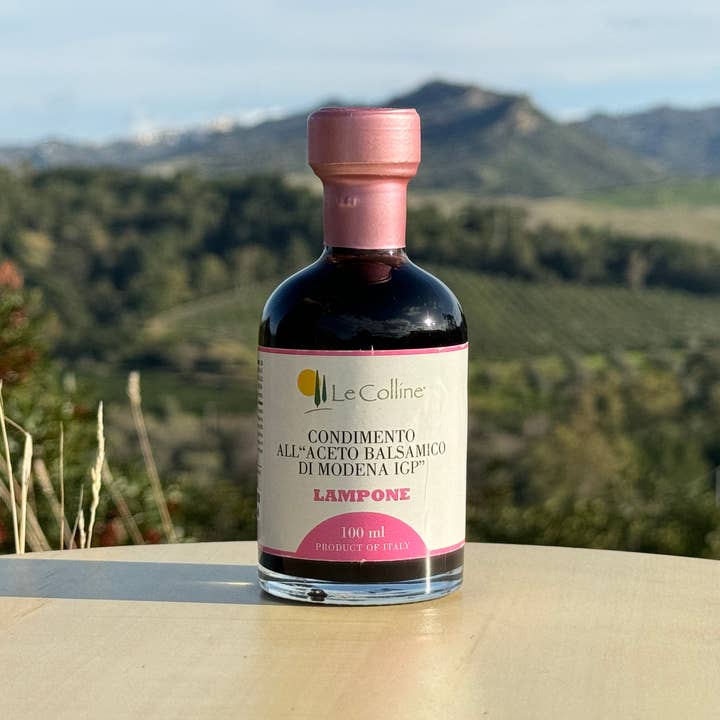 Le Colline UG - Wholesale Vinegar - Dressing Balsamic Vinegar from Modena PGI with Raspberry 100 ml