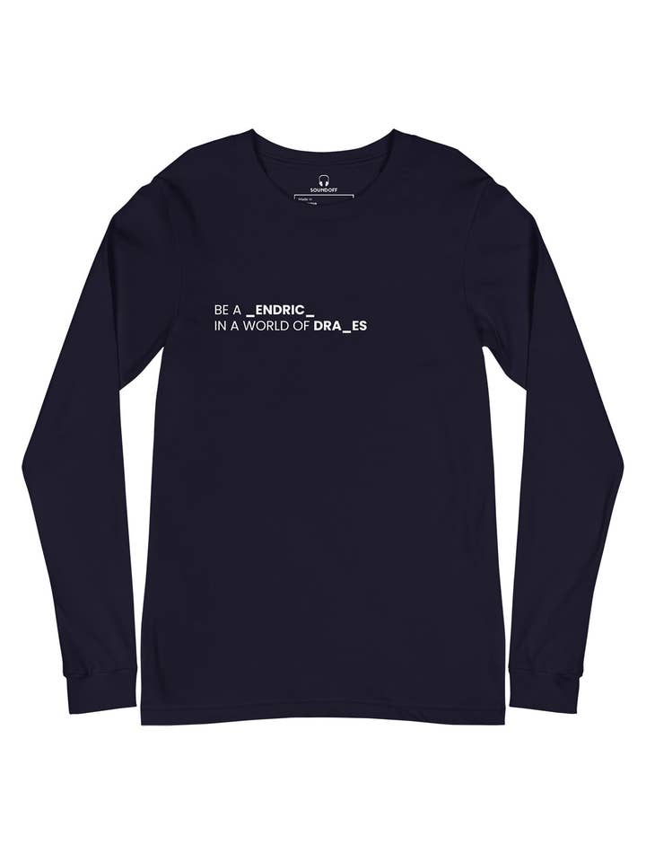 AUTHENTIC FLOW LONG SLEEVE T-SHIRT; A SOUNDOFF AUDIBLE (PRINT TO ORDER) for wholesale by SOUNDOFF