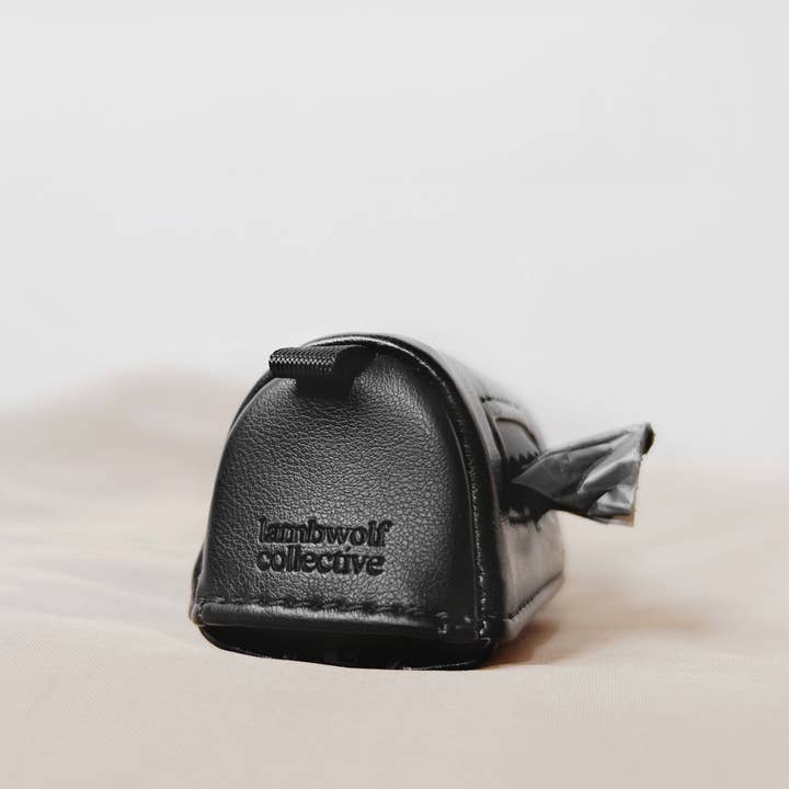 Lambwolf Collective - Wholesale Pet Poop Bag Dispenser - MEMO | vegan leather | no-dangle poop bag holder//DOG BAG