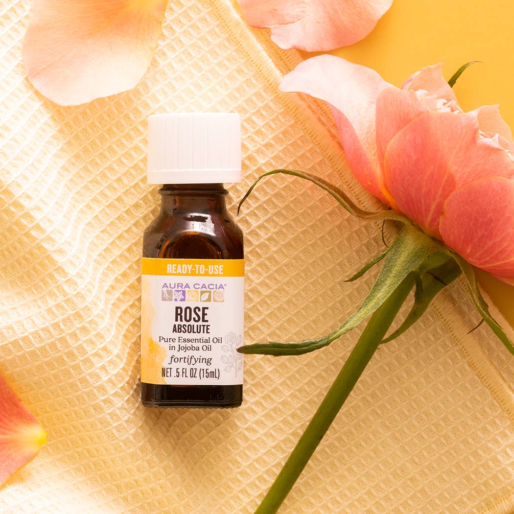 Aura Cacia - Wholesale Essential Oil - Ready To Use Rose Absolute Essential Oil In Jojoba Oil4