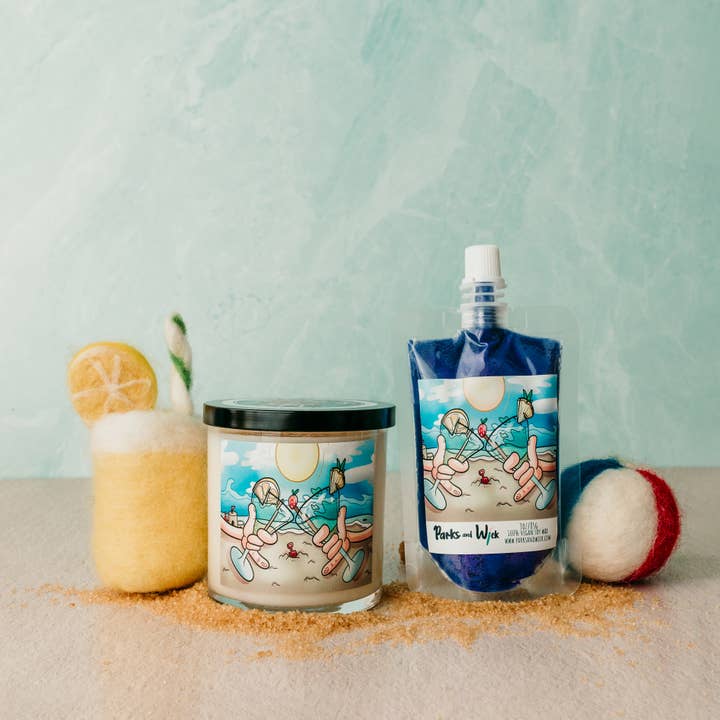 Margarita de fresa de vacaciones en una vela de playa para venta al por mayor de Parks and Wick