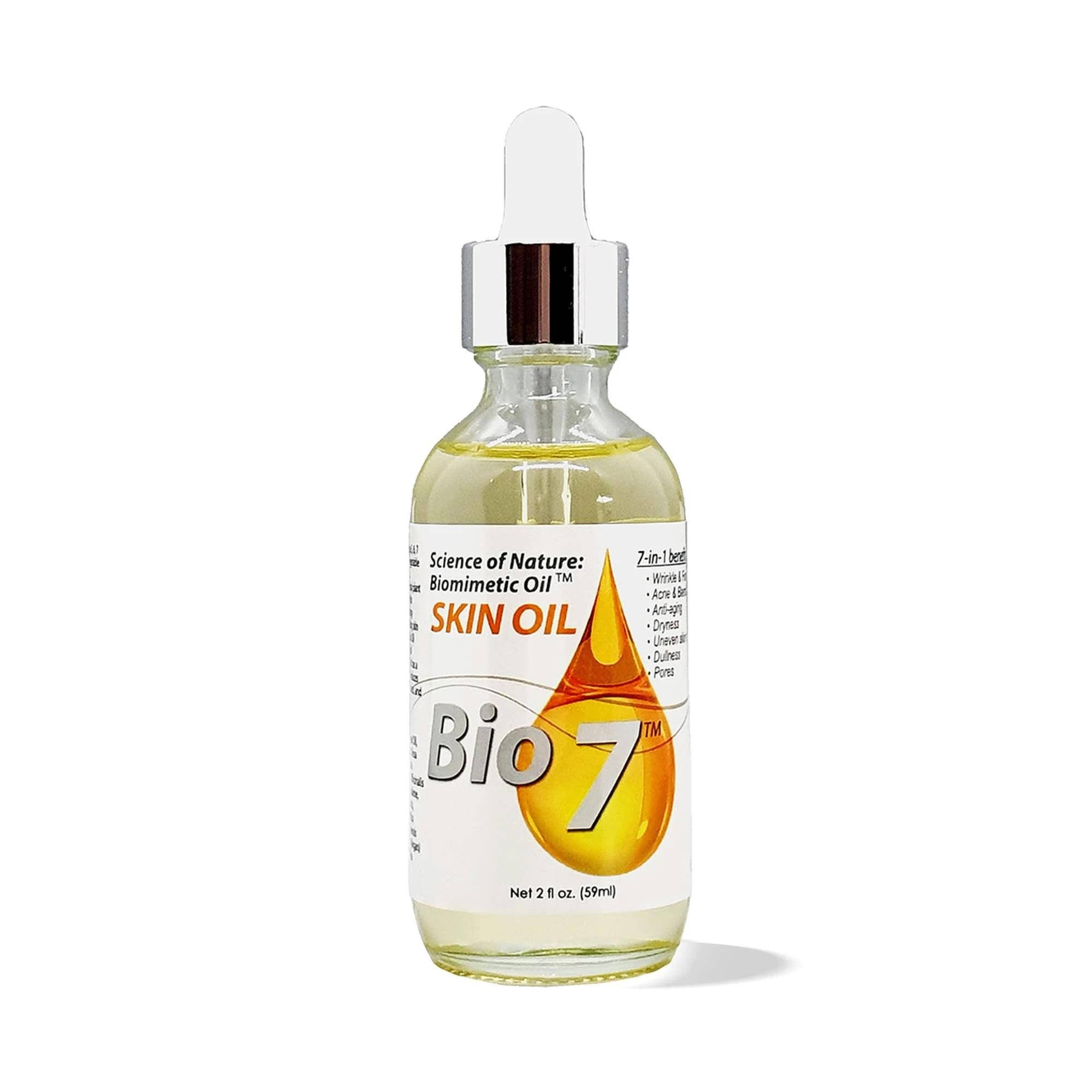 KT Supply – wholesale Facial oil – By Natures Bio 7 Skin Oil Skin Of Nature,Biomimetic Oil,2oz0