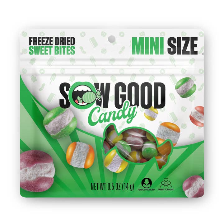 Super Mini søde bider for engroshandel hos Sow Good Inc