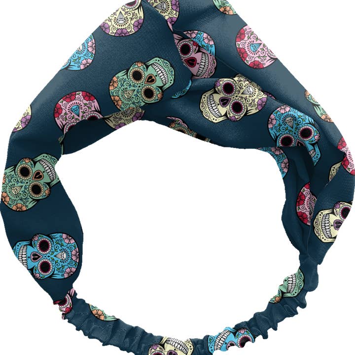 Sugar Skulls Headband for wholesale by Spoontiques, Inc