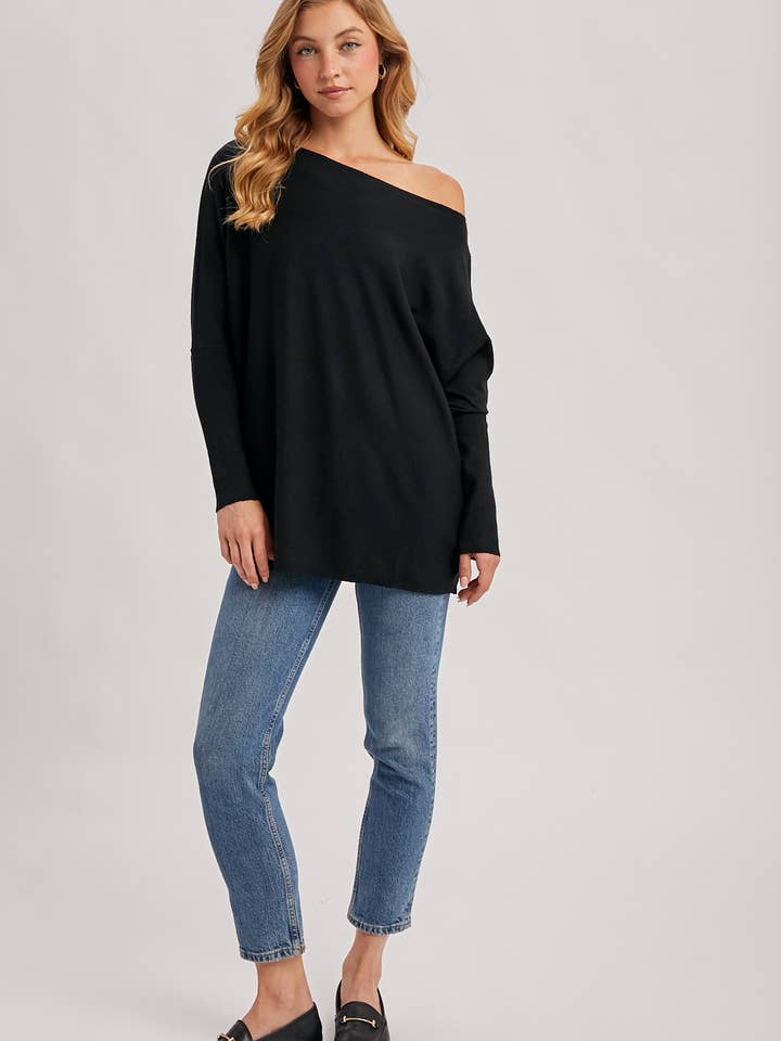 Bluivy - Wholesale Tunic - Women's - FLOWY BOATNECK DOLMAN TUNIC - ST. PATRICK'S DAY30