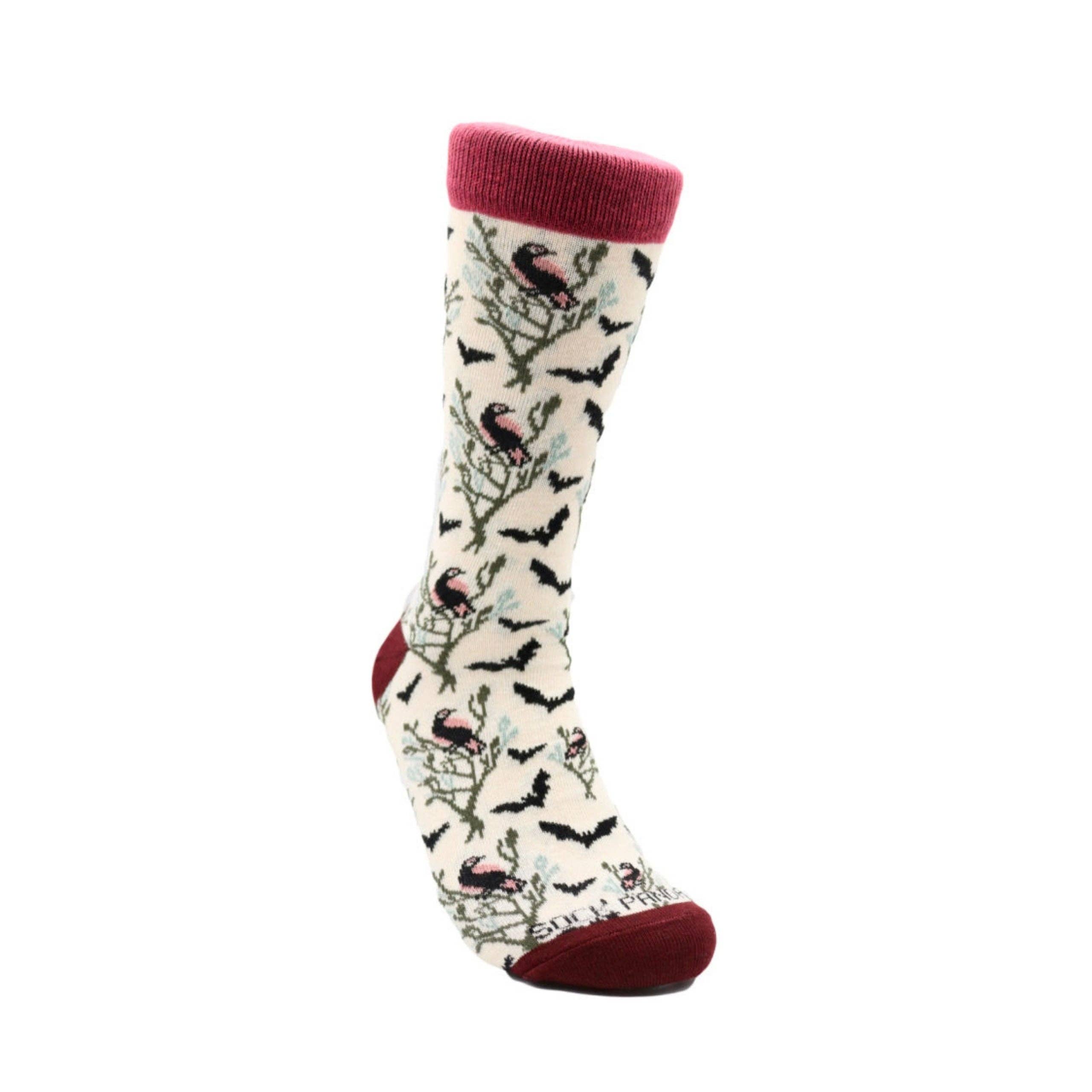 Sock Panda - Wholesale Sokken - Dames - Verfijnde Bat & Birds sokken - (medium voor volwassenen)2