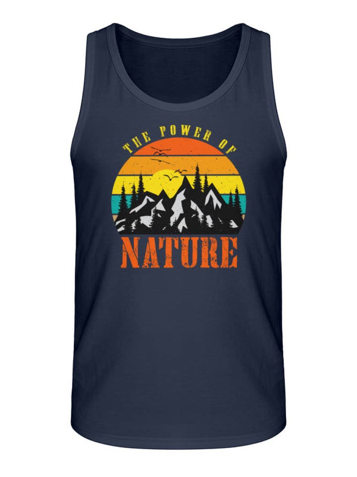 The Power of Nature Premium biologische tanktop voor heren voor wholesale door Uwaldu