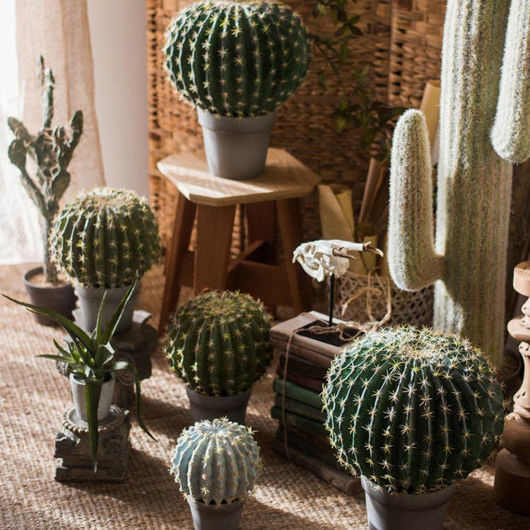 Rustic Reach - Wholesale Artificial Plant - Artificial Potted Cactus Ball3