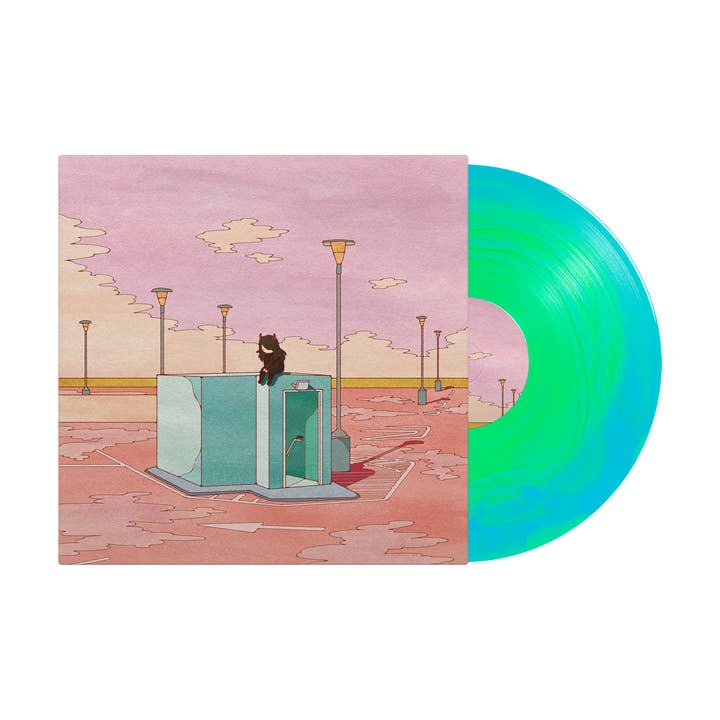 Qualcuno all'inferno ti ama (edición deluxe) LP con lados en verde neón y azul claro para venta al por mayor de Rude Records