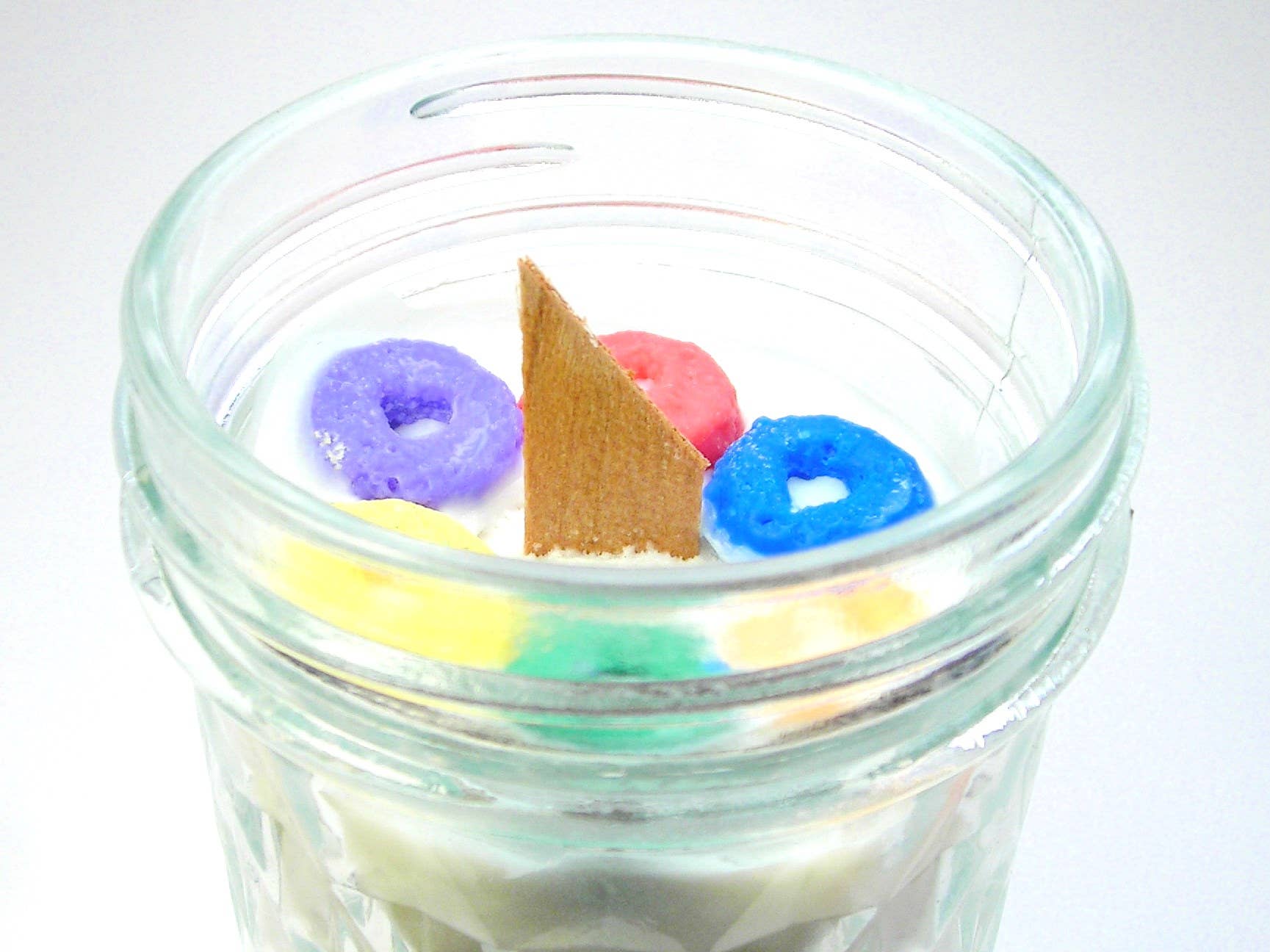 Chubby Chico Charms - Wholesale Jar/Filled Candle - Fruity Cereal Glass Mason Jar soy wood wick Candle4