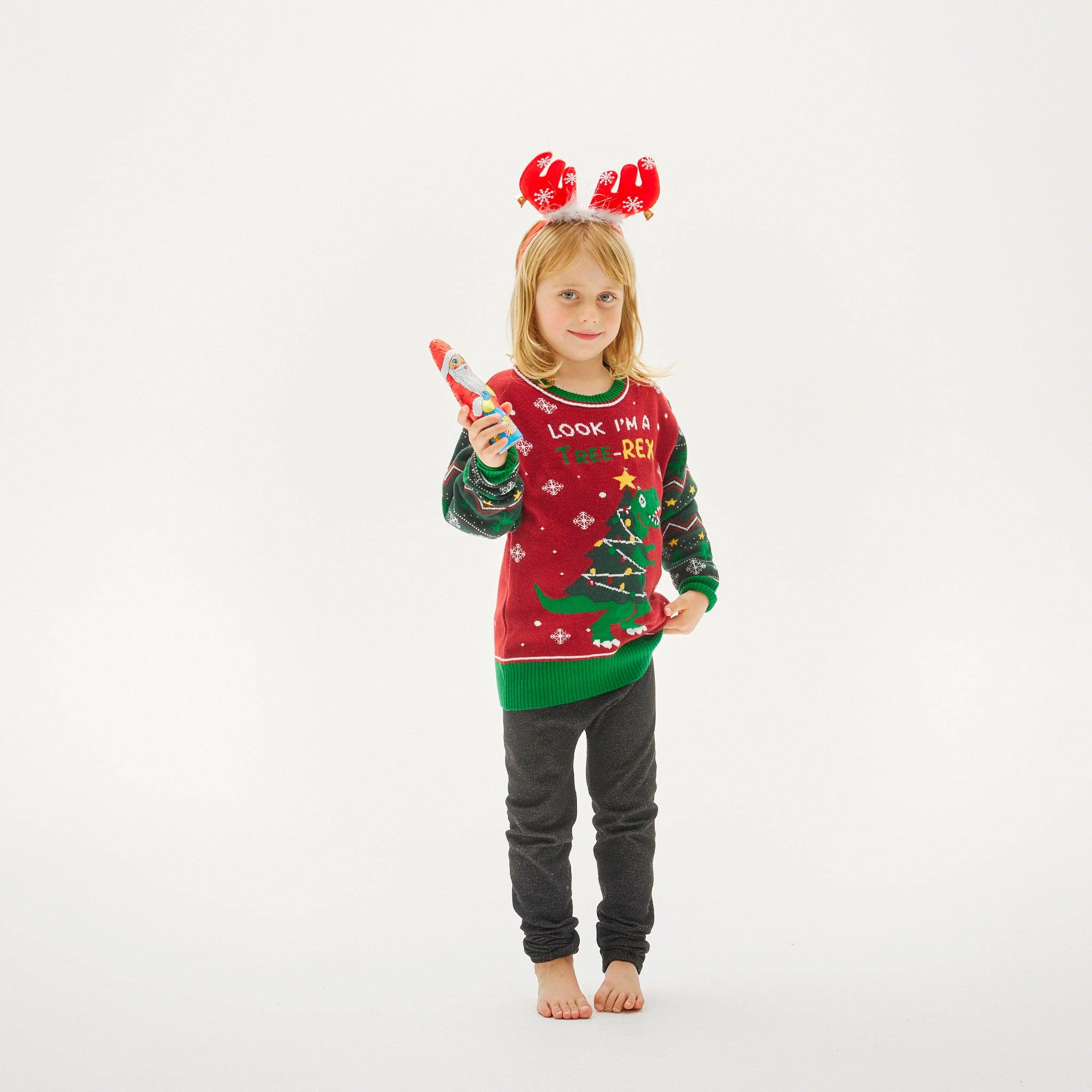 Happy Seasons - Wholesale Knit Sweater - Kids - The Tree-rex Sweater - Kids1