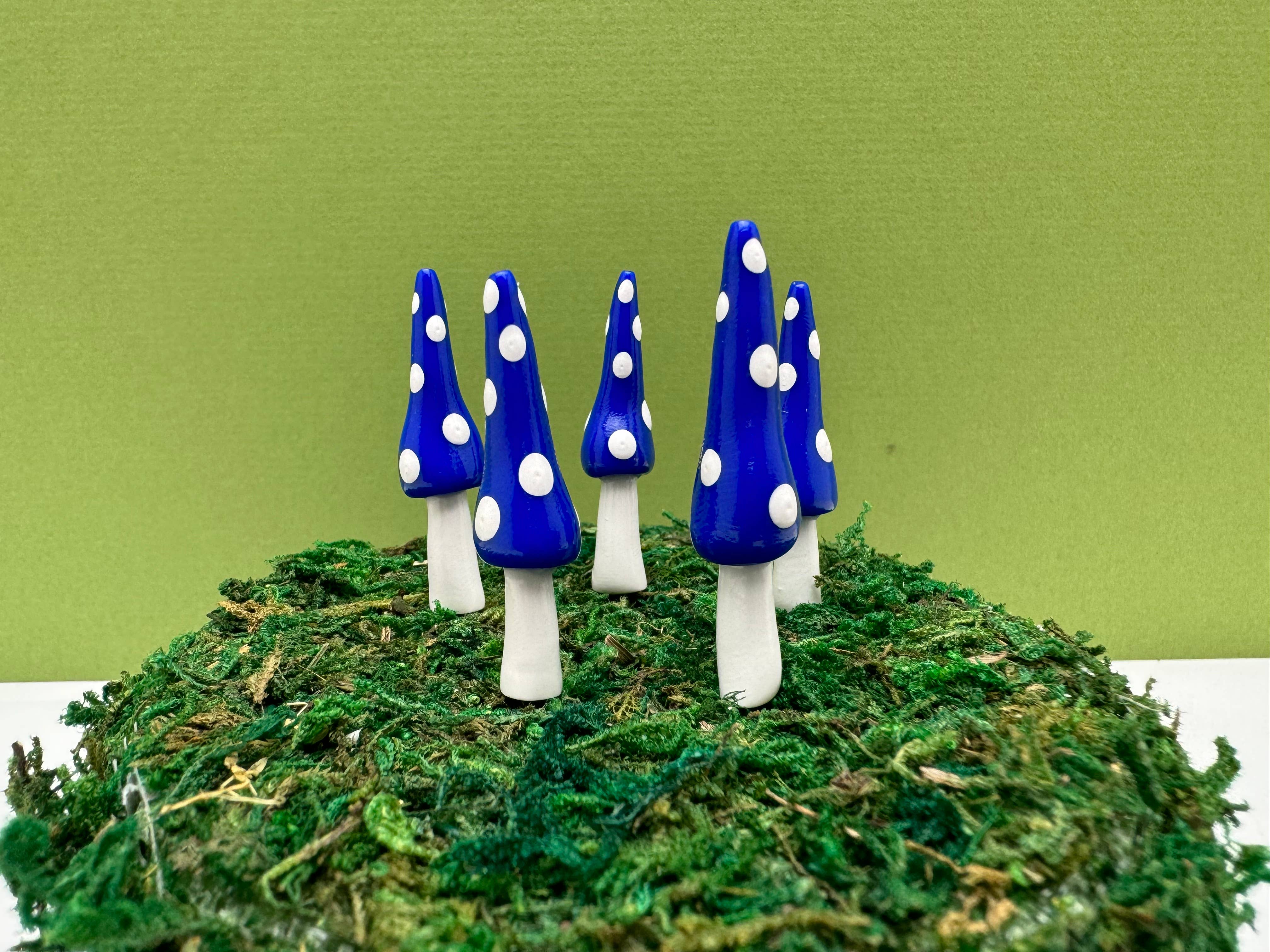 Mystical Woodlands – Engroshandel Have/havestolpe – Svampe-pynt til fe-haven i nisse-stil6