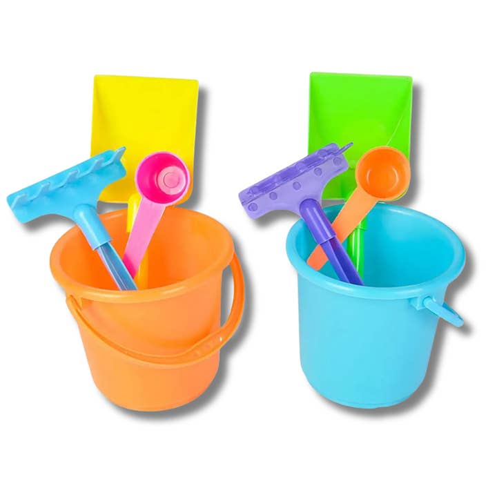 JSBlueRidge Toys - Wholesale Beach/Pool Toy - Kids & Baby - Rainbow Plastic Beach Play Set Of 4 Pcs3