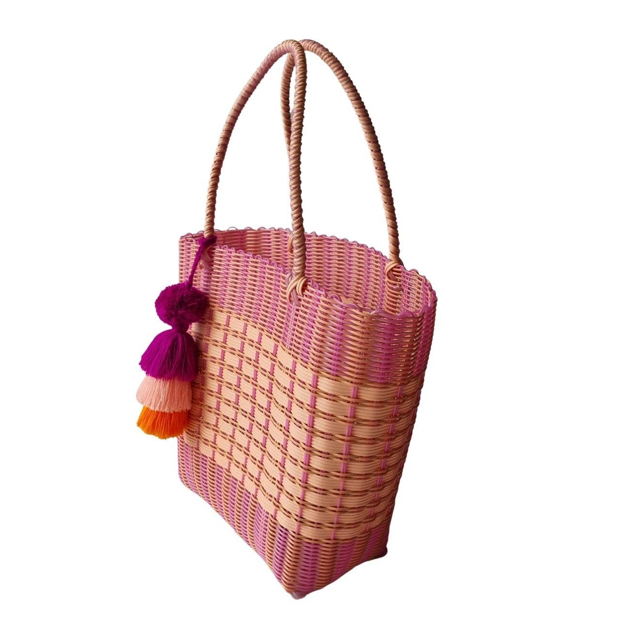 Achiote Guatemalan Goods – Großhandel Tragetasche – Damen – Achiote Einkaufstasche aus recyceltem Kunststoff, 100% handgefertigt, 3 Farben7