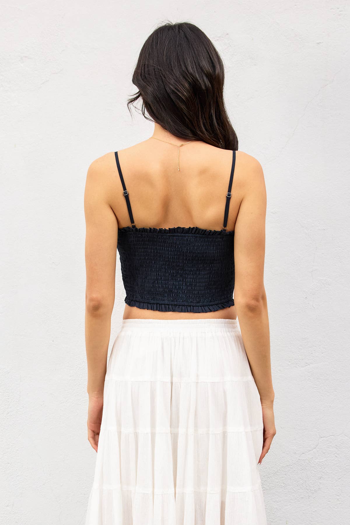 Dress Forum – Engroshandel Tanktop – Kvinder – Min Lille Rynkede Kæreste Crop Top (1)2