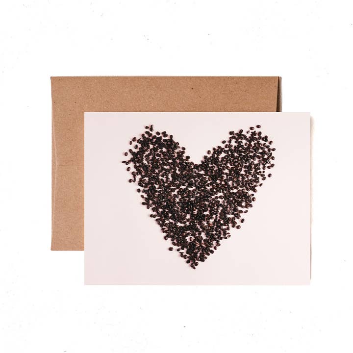 Cup of Joe Love Note Greeting Card for wholesale by The Pen + Piper