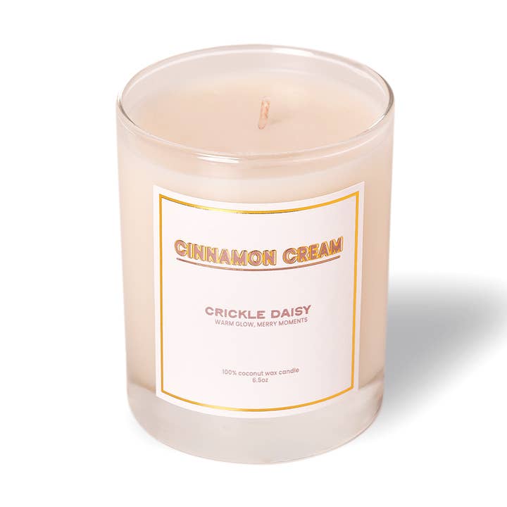 Vela de crema de canela para venta al por mayor de Crickle Daisy