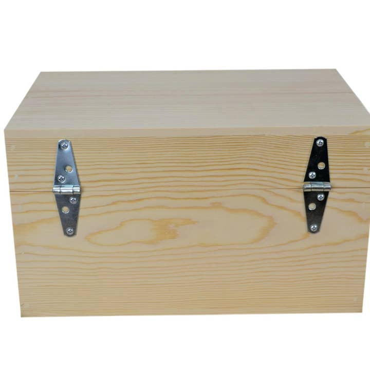 Poole & Sons Inc. - Wholesale Decorative Box - Wooden Hinge Top Chest (One)4