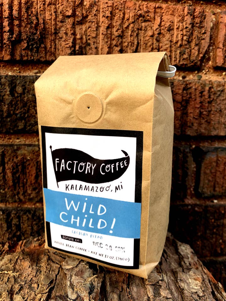 Wild Child Espresso Blend - 12 oz. Bag por atacado de Factory Coffee