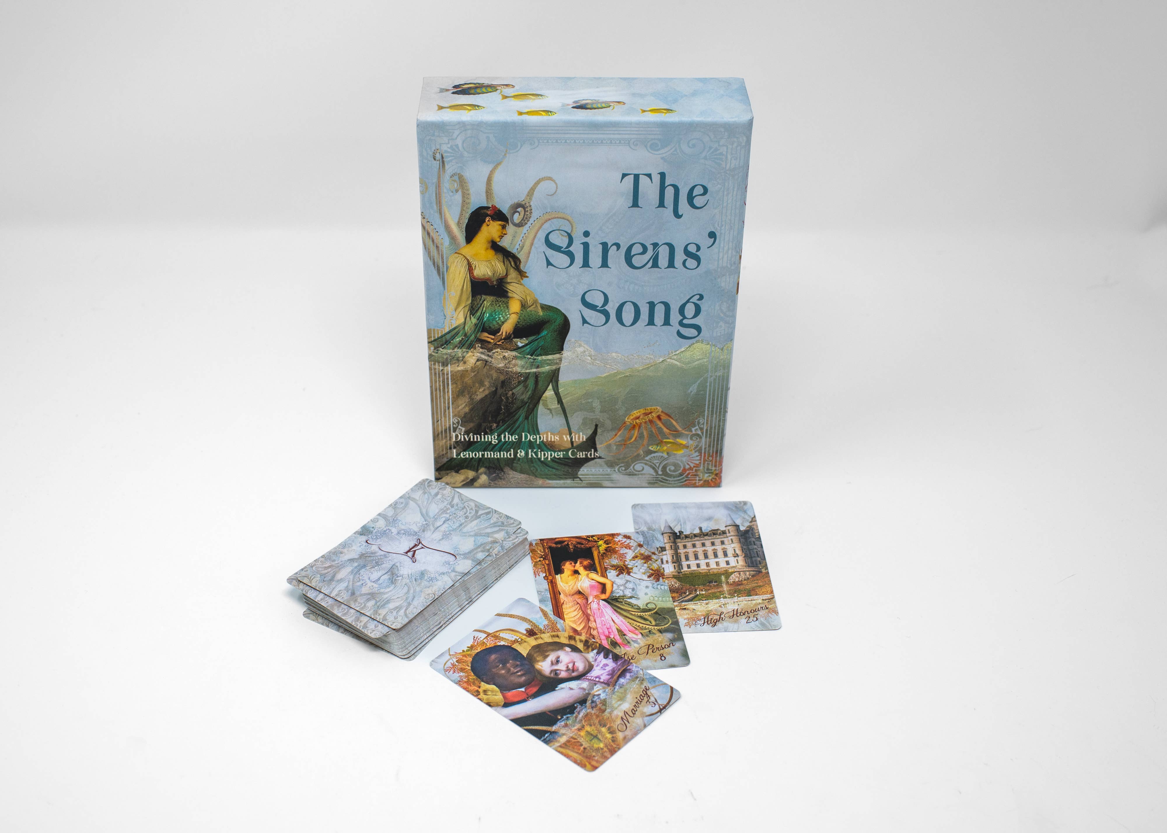 Red Wheel/Weiser LLC - Wholesale Tarot Cards - The Sirens’ Song: 40 Lenormand Cards, 38 Kipper Crds & 144Bk7