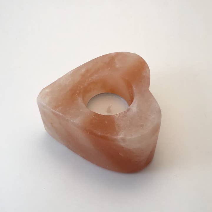 Himalayan Trading Co.® - Wholesale Candle Holder - Himalayan Salt Tealight Heart Candle Holders (2 Pack)6
