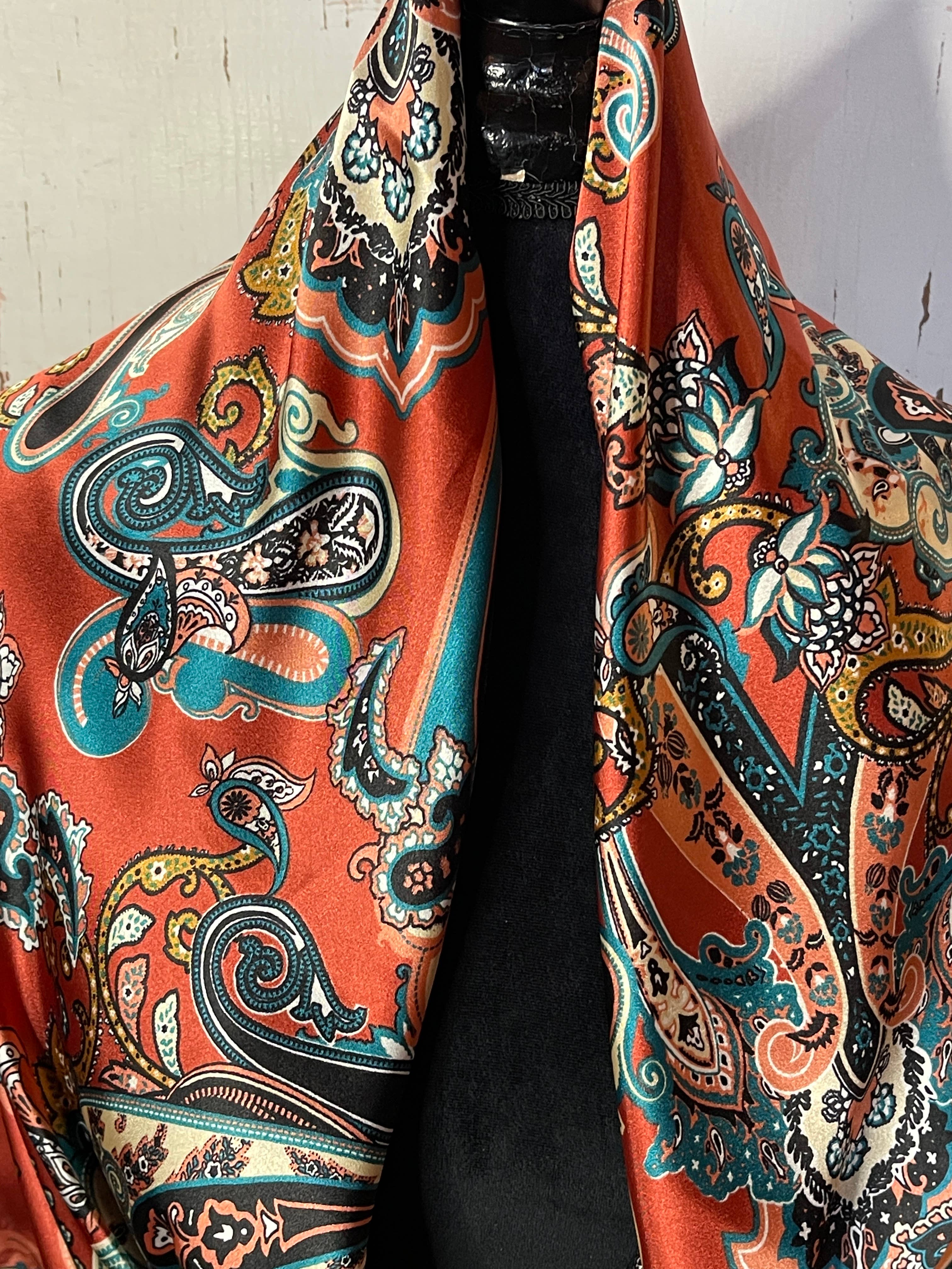 Rainyday Homemade - Vendita all'ingrosso Sciarpa - Donna - Paisley ruggine/arancione4