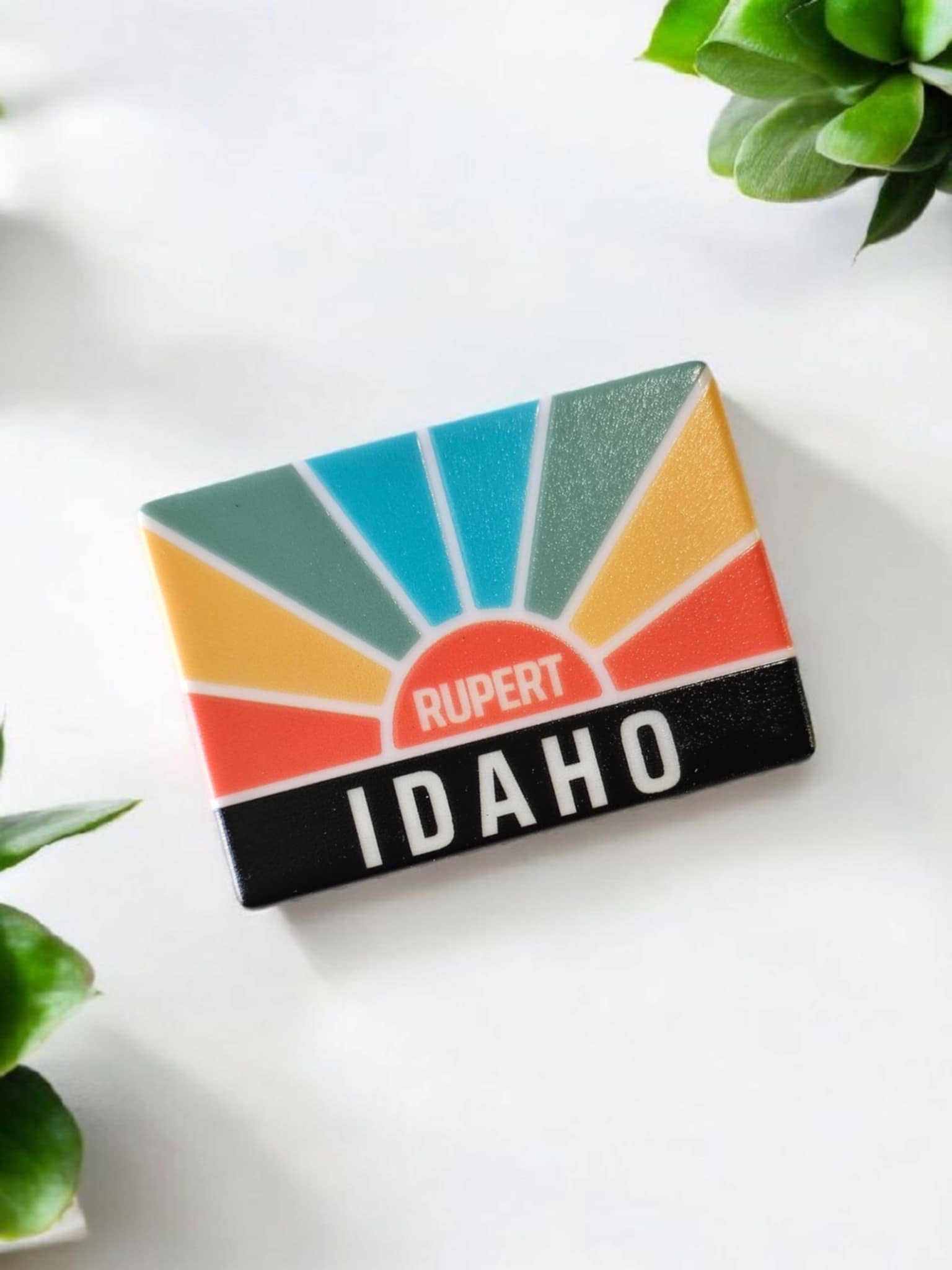 Mad River - Wholesale Magnet - Custom Ceramic Tile Magnet with  your state or city/text2