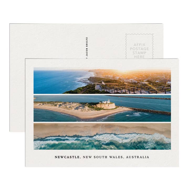 'Newcastle NSW Australia' Photo Postcard for wholesale by Daymaker Stationery