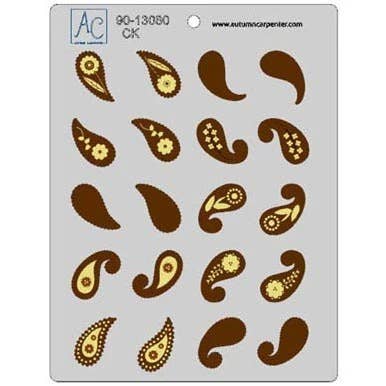 Paisley Candy Mint Mold for wholesale by Summitbaking