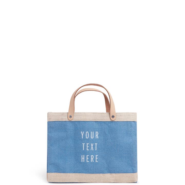 Petite Market Bag in Parisian Blue (035PB) for wholesale by Apolis