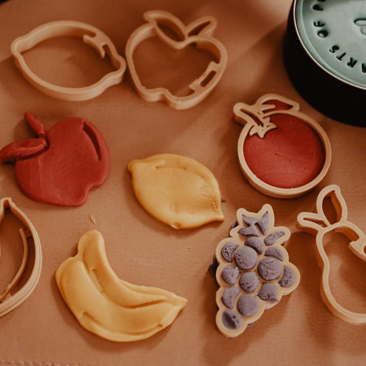 Kinfolk Pantry - Wholesale Cutouts - Mini Fruit playdough Eco Cutter Set