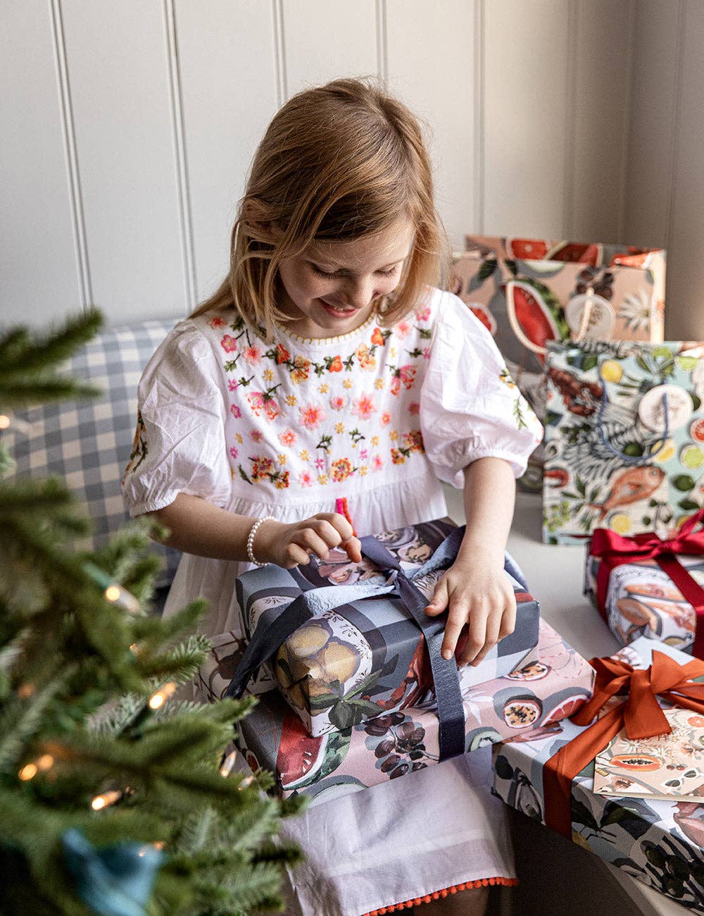 Bespoke Letterpress - Wholesale Inpakpapier - Zomerpicknick/Crab & Squid cadeauverpakking, 6 stuks11