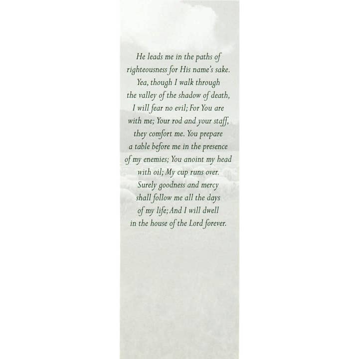 Dicksons - Wholesale Bookmark - Packaged Bookmarks Psalm 23