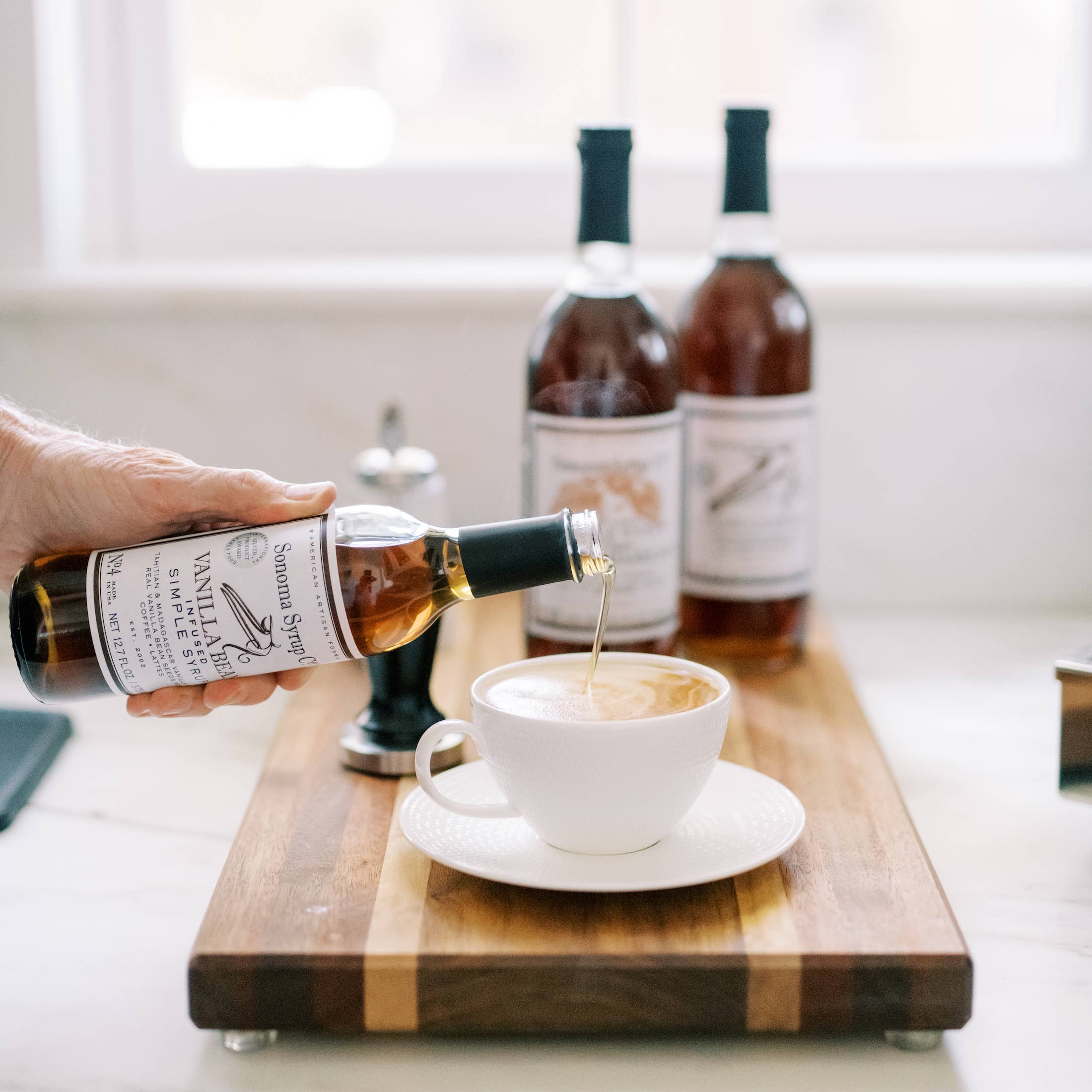 Sonoma Syrup Co. - Vente Mélange/sirop pour cocktails - 12,7 oz de sirop simple infusé à la gousse de vanille1