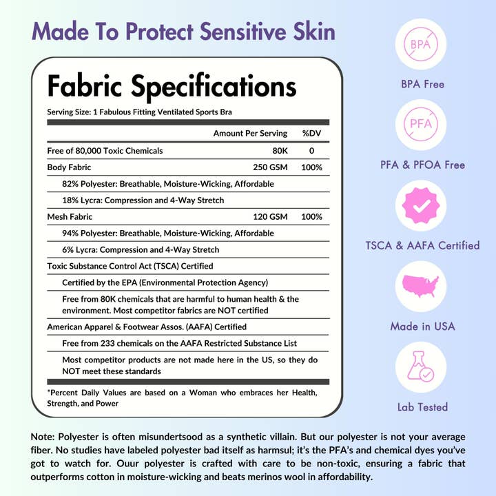 Oya Femtech Apparel - Wholesale Sports Bra - Women's - Cooling Compression Bra - Sensitive Skin14